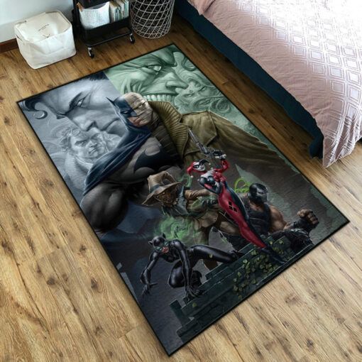 Batman Area Rugs Gaming Living Room Carpet, Diverse Designs and Sizes
