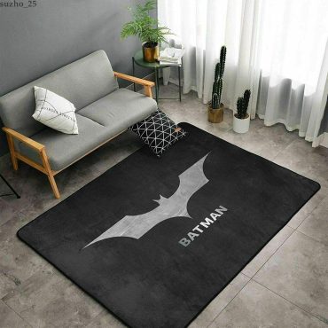 Collection of Batman Logo Rugs, Batman Movie-themed Rugs, Batman Rug, Diverse Designs and Sizes 06