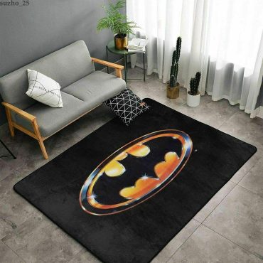 Collection of Batman Logo Rugs, Batman Movie-themed Rugs, Batman Rug, Diverse Designs and Sizes 07