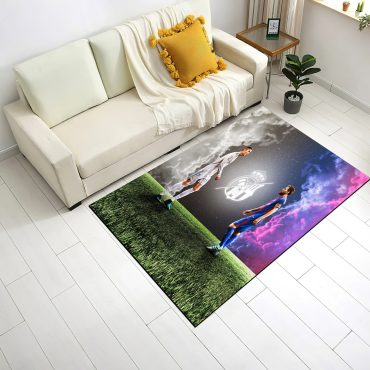 Cristiano Ronaldo Themes Rug, Football Player Rugs, Football-Themed Home Decor Carpets, Diverse Designs and Sizes 17