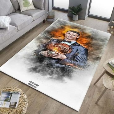 Cristiano Ronaldo Themes Rug, Football Player Rugs, Football-Themed Home Decor Carpets, Diverse Designs and Sizes 19