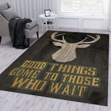Deer Hunting Area Rug Decor room,Deer carpet rugs carpet home rugs decor 3x5 4x6 5x8 5.2x 9 ft Non-Slip Carpet for Bedroom 31