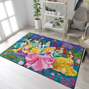 Disney princess rug, Disney-themed princess room carpets, Diverse designs and sizes 02