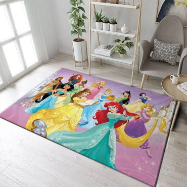 Disney princess rug, Disney-themed princess room carpets, Diverse designs and sizes 03