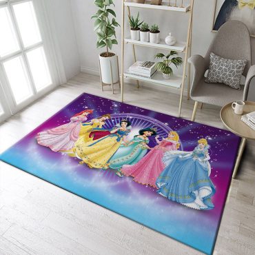 Disney princess rug, Disney-themed princess room carpets, Diverse designs and sizes 06
