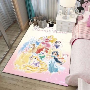 Disney princess rug, Disney-themed princess room carpets, Diverse designs and sizes 09