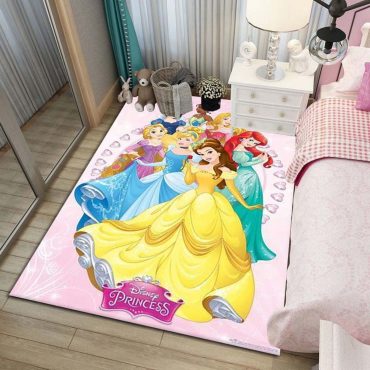 Disney princess rug, Disney-themed princess room carpets, Diverse designs and sizes 11