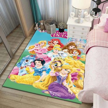 Disney princess rug, Disney-themed princess room carpets, Diverse designs and sizes 14