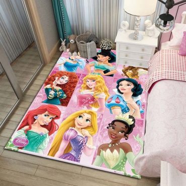 Disney princess rug, Disney-themed princess room carpets, Diverse designs and sizes 15