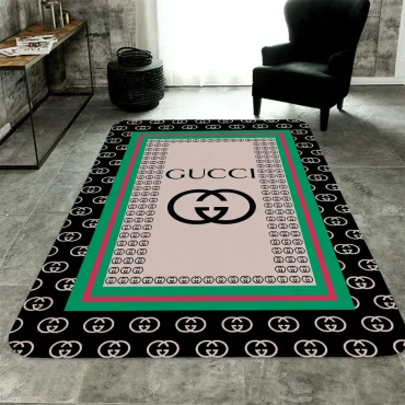 Green Gucci living room carpet and rug Area Rug Decor room Carpet rugs carpet home rugs decor 3x5 4x6 5x8 5.2x 9 ft Non-Slip Carpet for Bedroom