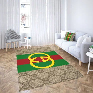 Green & Red Gucci living room carpet and rug Area Rug Decor room Carpet rugs carpet home rugs decor 3x5 4x6 5x8 5.2x 9 ft Non-Slip Carpet for Bedroom