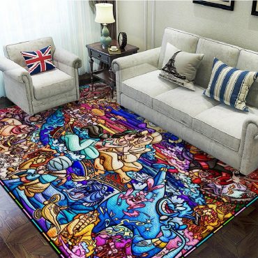 Jasmine Aladdin Princess Rug, Disney-themed princess room carpets, Diverse designs and sizes 03