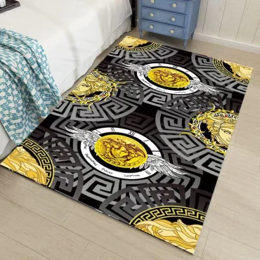 Maize Versace living room carpet and rug  Area Rug Decor room Carpet rugs carpet home rugs decor 3x5 4x6 5x8 5.2x 9 ft Non-Slip Carpet for Bedroom