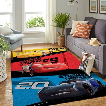 Mcqueen Car Rugs for Teen Boys Playroom, Kids Play Rug, Diverse Styles and Sizes 01