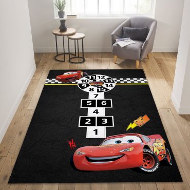 Mcqueen Car Rugs for Teen Boys Playroom, Kids Play Rug, Diverse Styles and Sizes 04