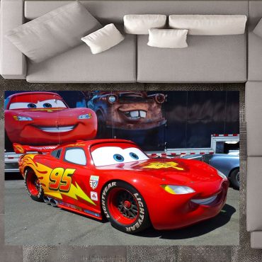 Mcqueen Car Rugs for Teen Boys Playroom, Kids Play Rug, Diverse Styles and Sizes 05