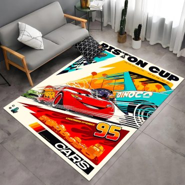 Mcqueen Car Rugs for Teen Boys Playroom, Kids Play Rug, Diverse Styles and Sizes 10