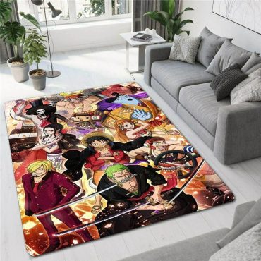 One Piece Characters Rug, Anime Carpet, A uniquely diverse collection with various sizes 06