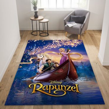 Rapunzel Disney Princess Rug, Disney-themed princess room carpets, Diverse designs and sizes 01