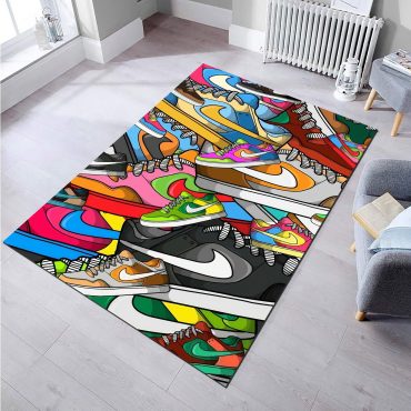 Sneakers Rug Hypebeast Rugkids Room  luxurious light gray living room carpet
