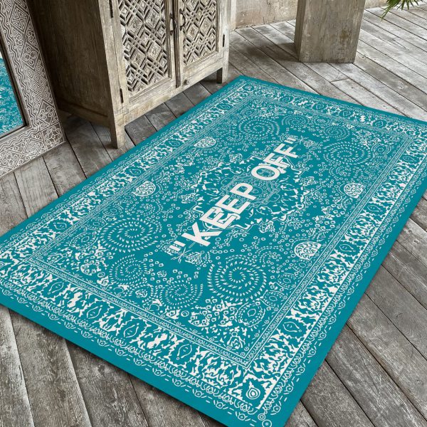 Turquoise Keep Off Rug Sneaker Room Mat Popular IKEA Carpet Hypebeast Mat Keepoff Rug Sneaker Decor Area Rug Decor 3×5 4×6 5×8 5.2x 9 ft Non-Slip Carpet for Living Room