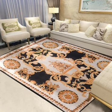 Luxury pattern Versace living room carpet and rug  Area Rug Decor room Carpet rugs carpet home rugs decor 3x5 4x6 5x8 5.2x 9 ft Non-Slip Carpet for Bedroom