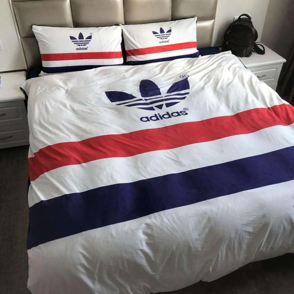Adidas Logo Bedding Set Duvet Cover Luxury Brand Bedding Setsfor Bedroom Diverse Design and Materials