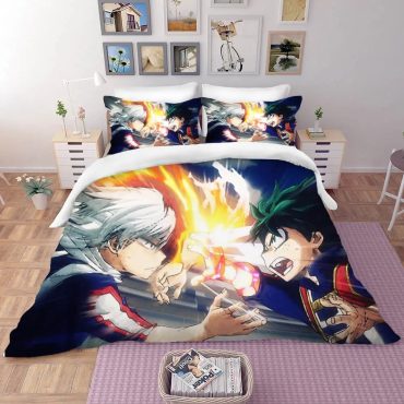 Anime My Hero Academia Bedding Set Duvet Covers Comforter Bed Sheets Diverse Design and Materials 03