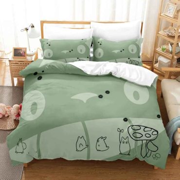 Anime My Neighbor Totoro Bedding Sets Duvet Covers Quilt Bed Sheets Diverse Design and Materials 01