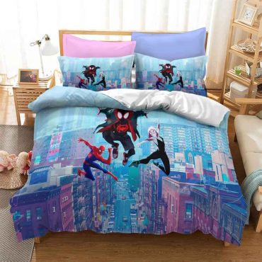 Avengers Spider-Man Superhero  Bedding Set Duvet Covers Bed Sheets Sets  Twin Full Queen King Size Diverse Design and Materials 02