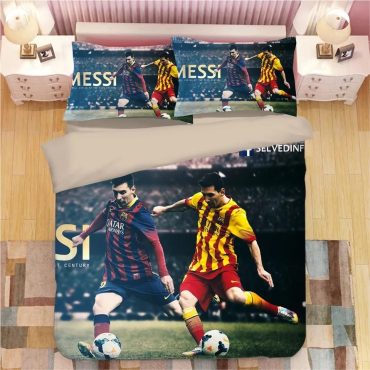 Barcelona Cristiano Ronaldo Messi Football Club 7 Duvet Cover Pillowcase Diverse Design and Materials Diverse Design and Materials