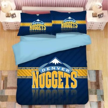 Basketball Denver Nuggets Basketball Duvet Cover Quilt Cover Pillowcase Diverse Design and Materials