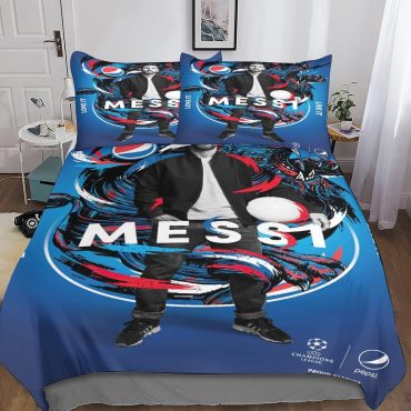 Bedding Set Lionel Messi Duvet Cover Football World Cup Stars Comforter Cover for Kids Teens Boys Girl Room Bedspread Decoration Diverse Design and Materials