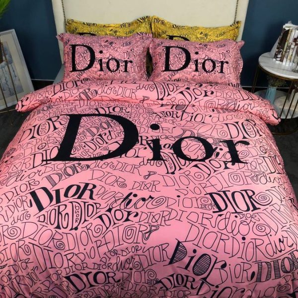 Bedsheets Canadian Printed Bed Sheets Christian Dior Gucci Chanel Signature Designs Diverse Design and Materials