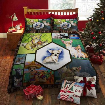 Chihuahua Cotton Bed Sheets Spread Comforter Duvet Cover Bedding Sets Diverse Design and Materials 02