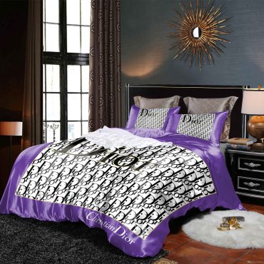 Christian Dior Bedding Set Spread Comforter Duvet Cover Bedding Sets Bedroom Decor Diverse Design and Materials
