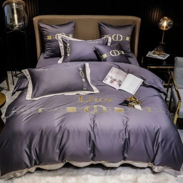 Christian Dior Logo Bedding Set Duvet Cover Bedding Set Home DecorDiverse Design and Materials