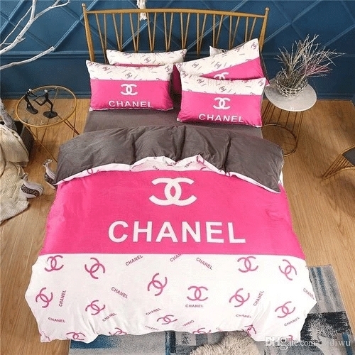 Coco Chanel Bedding Sets Duvet Cover Bedroom Quilt Bed Sets Diverse Design and Materials