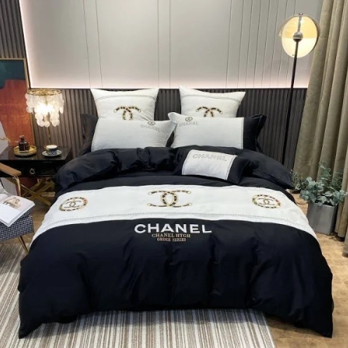 Coco Chanel Black And White Bedding Set Diverse Design and Materials