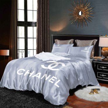 Coco Chanel High Quality Cotton Bedding Set Hot Luxury Brand Bedding Set Bedspread Duvet Cover Home Decor Diverse Design and Materials