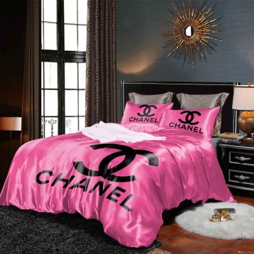 Coco Chanel Logo Brands Bedding Set Bed Sheets Spread Comforter Duvet Cover Bedding Sets Bedroom Decor Diverse Design and Materials