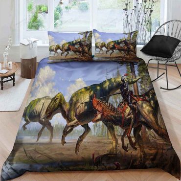 Dinosaur Cotton Bed Sheets Spread Comforter Duvet Cover Bedding Sets Diverse Design and Materials 01