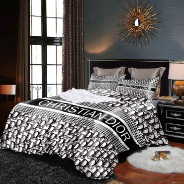 Dior Luxury Brand High End Premium Bedding Set Duvet Cover Bedding Set Comfortable Bedding Set Home Decor Diverse Design and Materials
