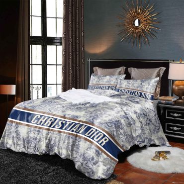 Dior Originals Bedding Set Duvet Cover Luxury Brand Bedding Sets Gift for Chanel Lover Diverse Design and Materials