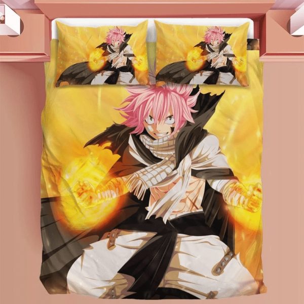 Fairy Tail Natsu Dragneel Duvet Fairy Tail Bedding Sets Comfortable