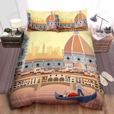 Florence Italy Bed Sheets Spread Comforter Duvet Cover Bedding Sets Diverse Design and Materials