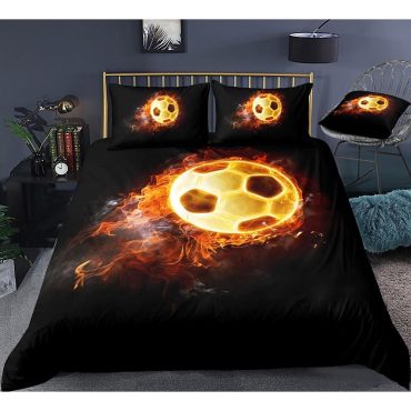 Football Bedding Set Bed Sheets Spread Comforter Duvet Cover Bedding Sets Diverse Design and Materials 01