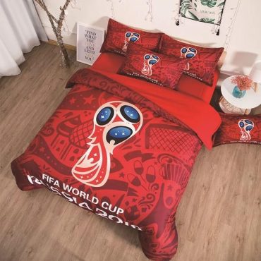 Football Fifa World Cup Duvet Cover Pillowcase Bedding Sets Home Decor Quilt Diverse Design and Materials
