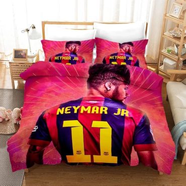 Football Player Neymar Jr Duvet Cover Pillowcase Bedding Sets Home Decor Quilt Diverse Design and Materials 02