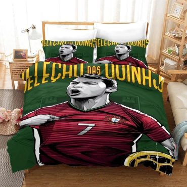 FootballDuvet Cover Quilt Cover Pillowcase Bedding Sets Bed Diverse Design and Materials